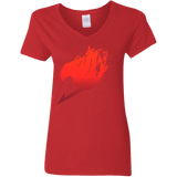 T-Shirts Red / S Fairy Tale Women's V-Neck T-Shirt