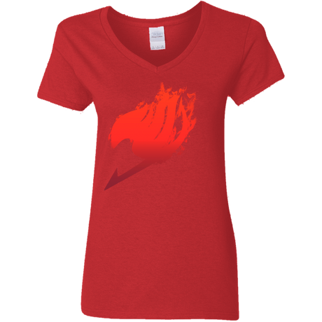 T-Shirts Red / S Fairy Tale Women's V-Neck T-Shirt