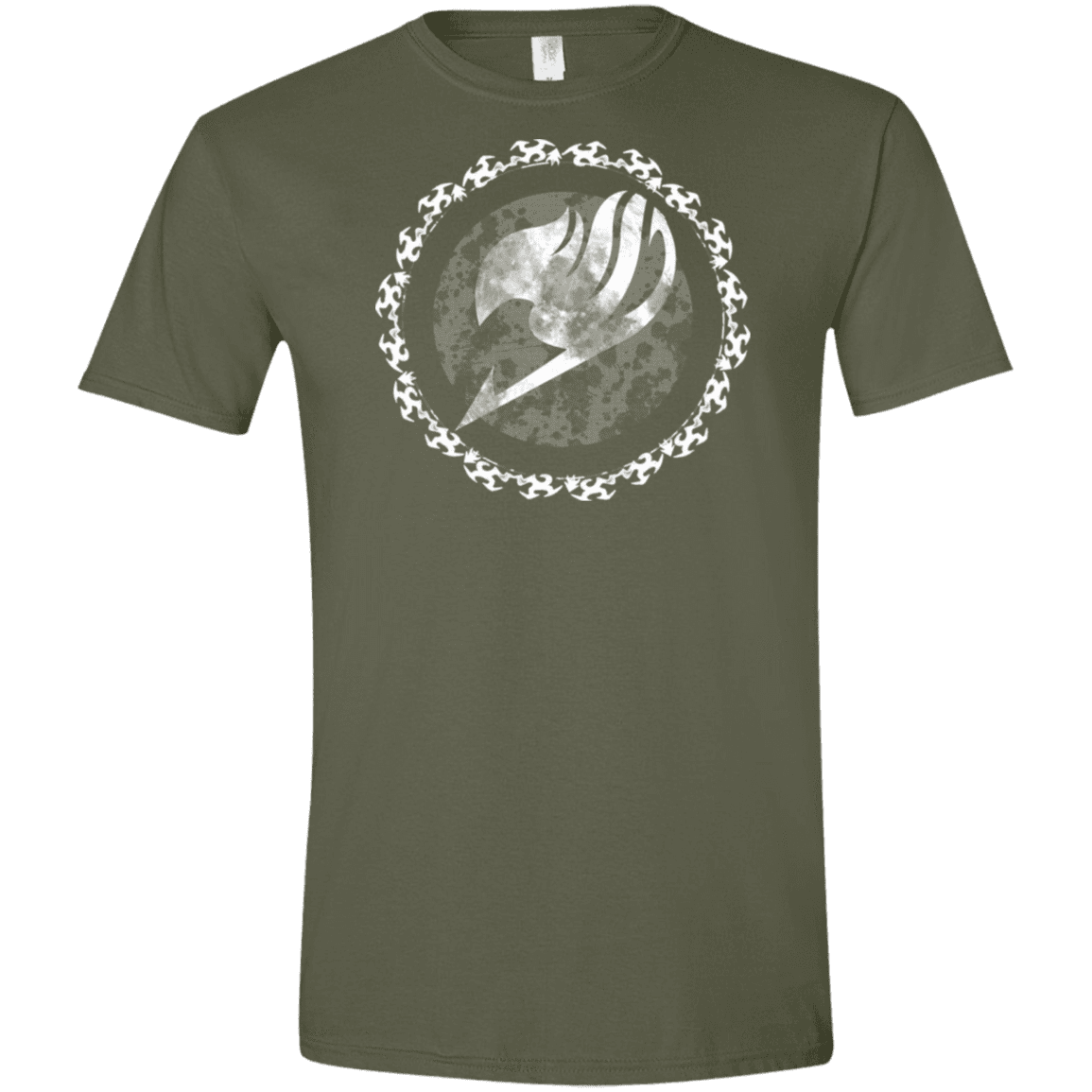 T-Shirts Military Green / S Fairytail Men's Semi-Fitted Softstyle