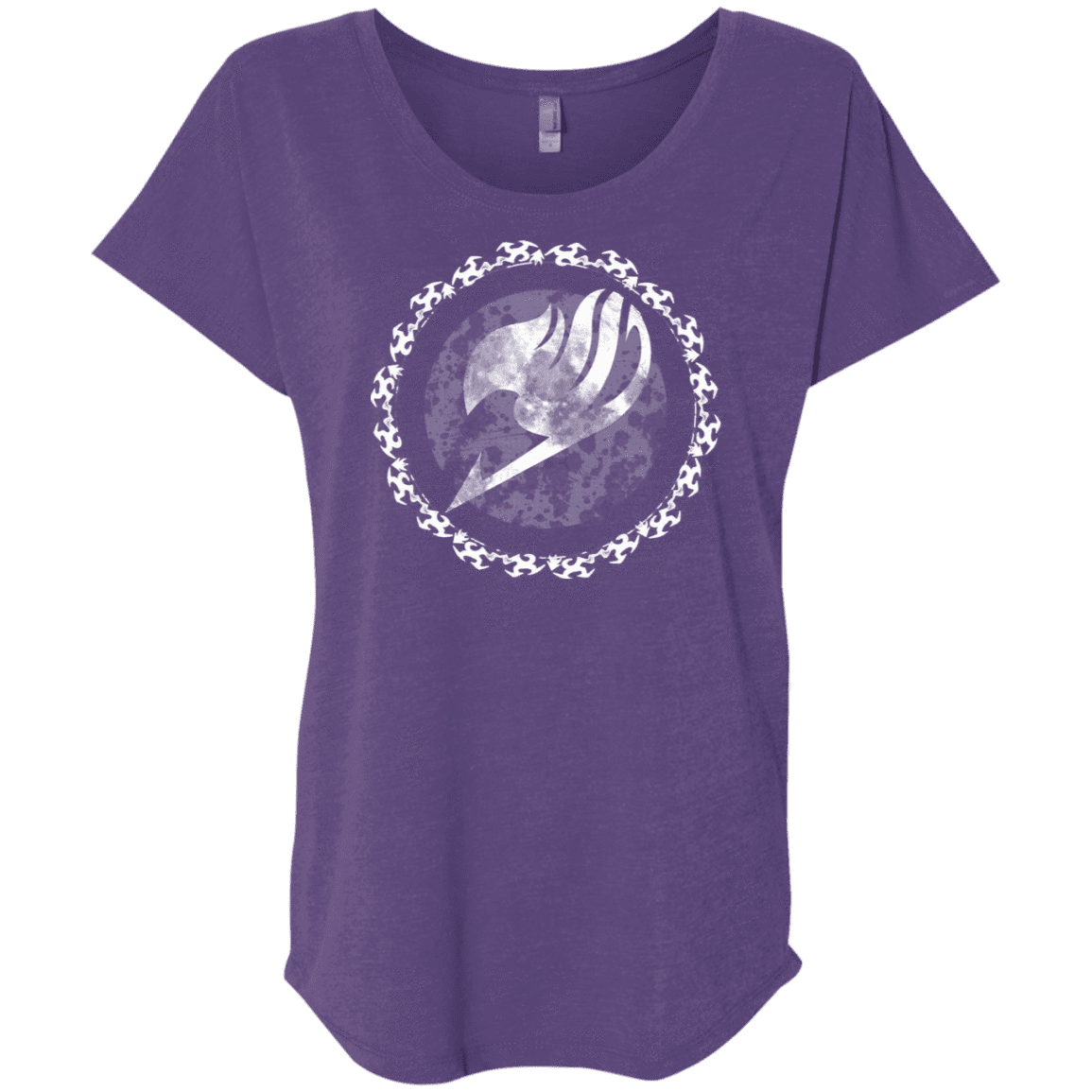 T-Shirts Purple Rush / X-Small Fairytail Triblend Dolman Sleeve