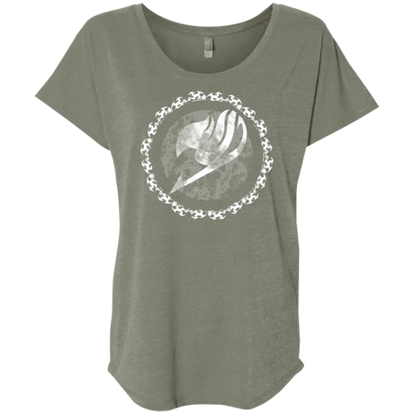 T-Shirts Venetian Grey / X-Small Fairytail Triblend Dolman Sleeve