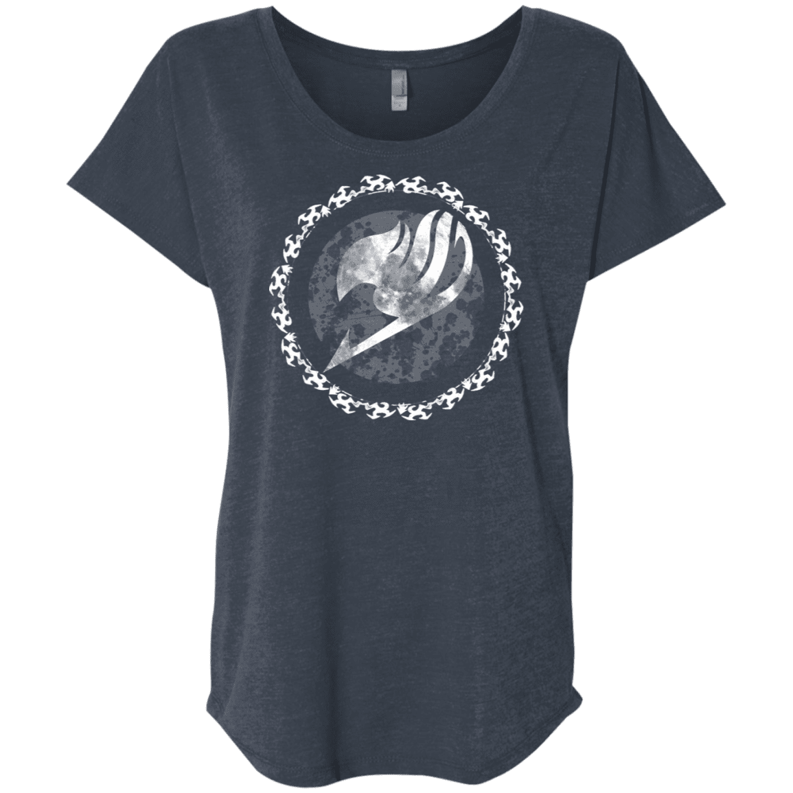 T-Shirts Vintage Navy / X-Small Fairytail Triblend Dolman Sleeve