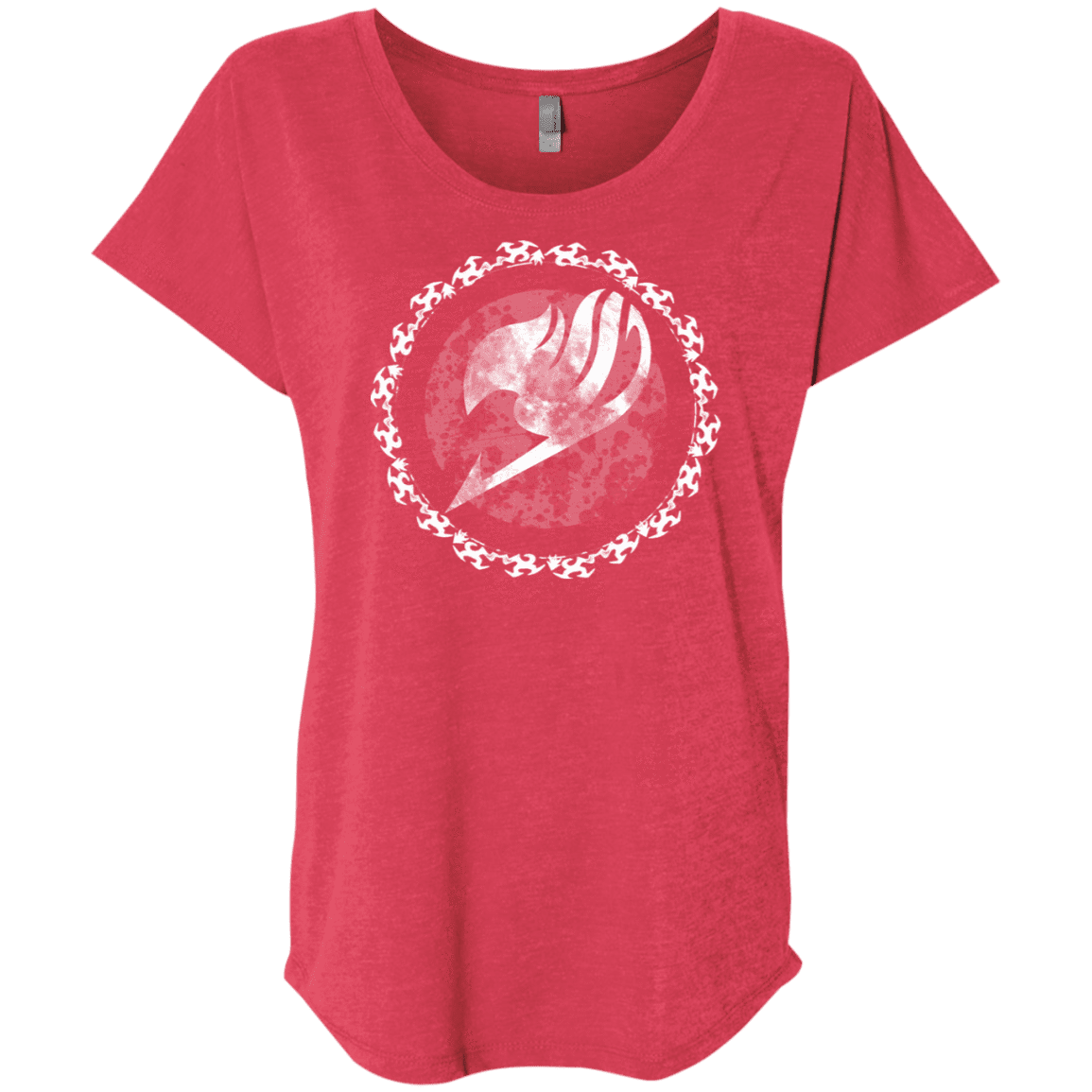 T-Shirts Vintage Red / X-Small Fairytail Triblend Dolman Sleeve