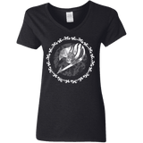 T-Shirts Black / S Fairytail Women's V-Neck T-Shirt