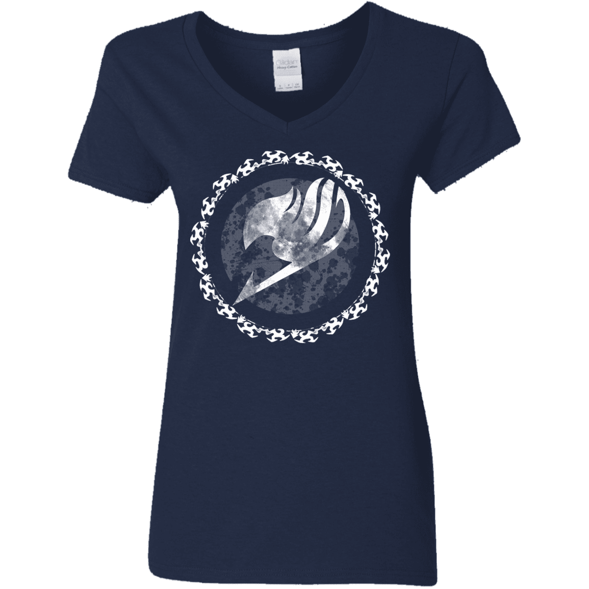 T-Shirts Navy / S Fairytail Women's V-Neck T-Shirt