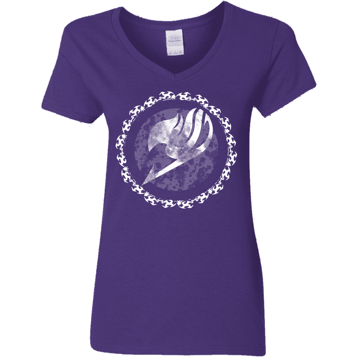 T-Shirts Purple / S Fairytail Women's V-Neck T-Shirt