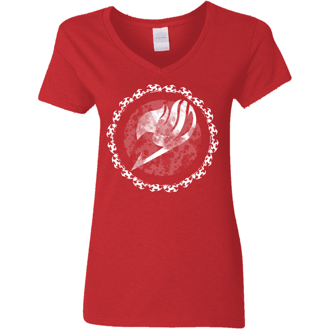 T-Shirts Red / S Fairytail Women's V-Neck T-Shirt