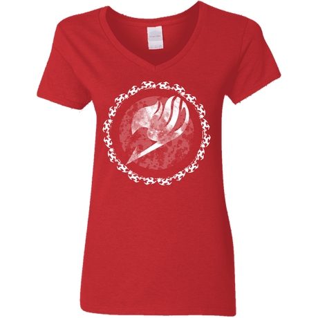 T-Shirts Red / S Fairytail Women's V-Neck T-Shirt