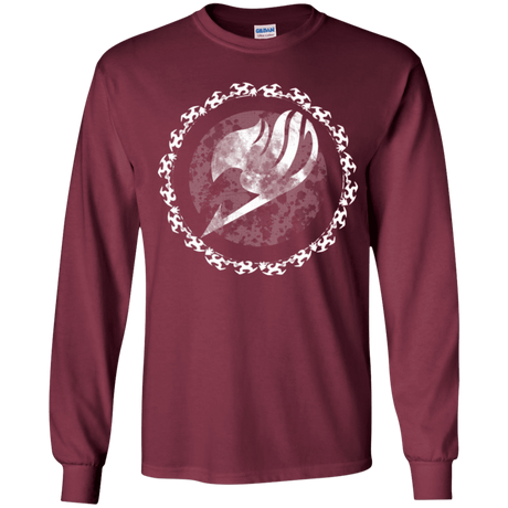 T-Shirts Maroon / YS Fairytail Youth Long Sleeve T-Shirt