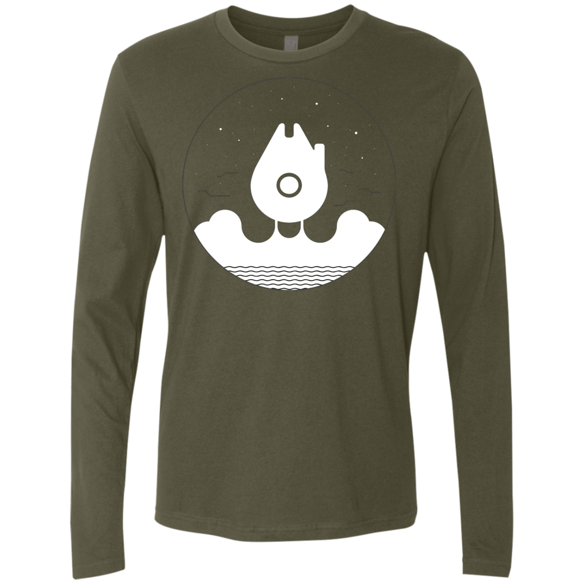 T-Shirts Military Green / S Falco Rises Men's Premium Long Sleeve