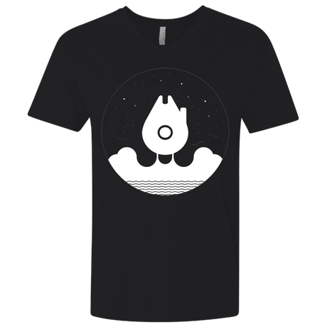 T-Shirts Black / X-Small Falco Rises Men's Premium V-Neck