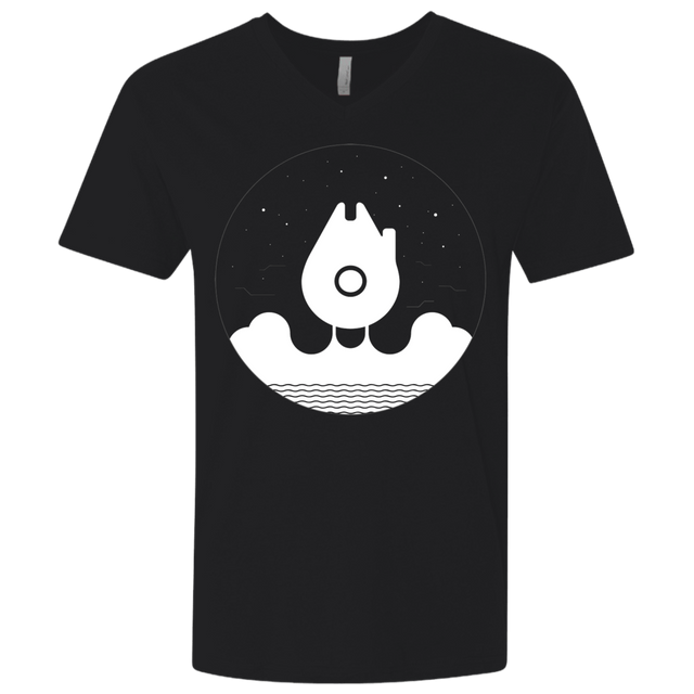 T-Shirts Black / X-Small Falco Rises Men's Premium V-Neck