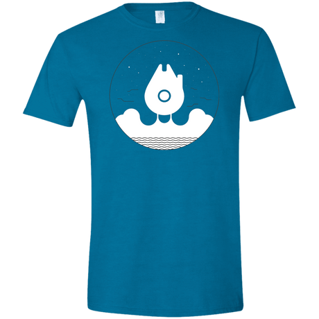 T-Shirts Antique Sapphire / S Falco Rises Men's Semi-Fitted Softstyle