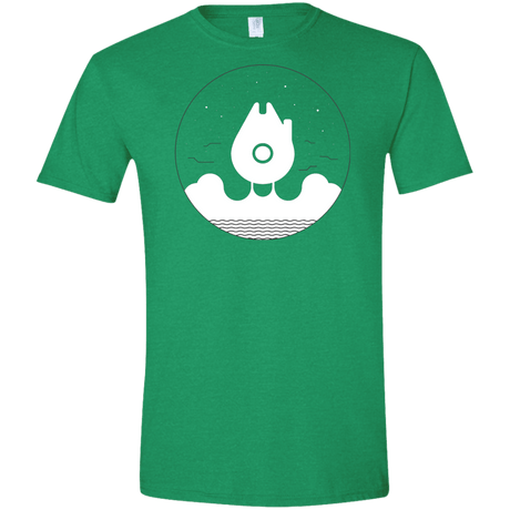 T-Shirts Heather Irish Green / S Falco Rises Men's Semi-Fitted Softstyle