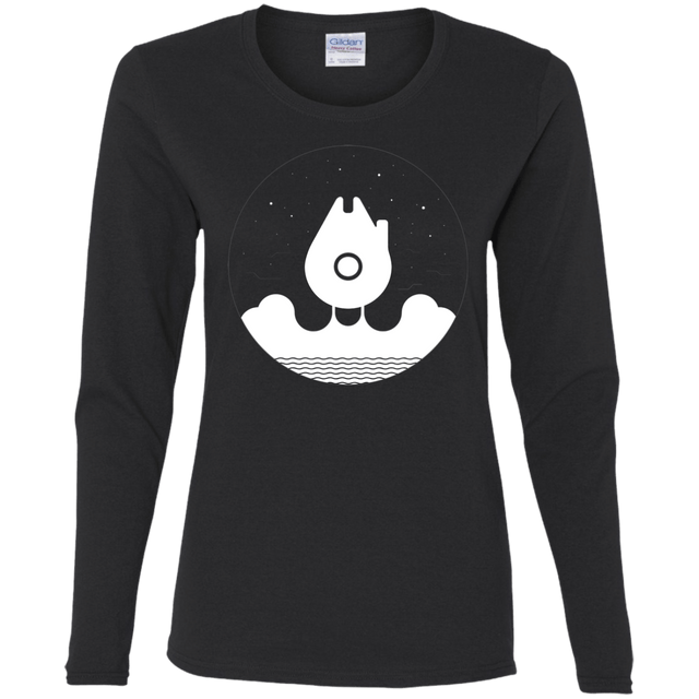 T-Shirts Black / S Falco Rises Women's Long Sleeve T-Shirt
