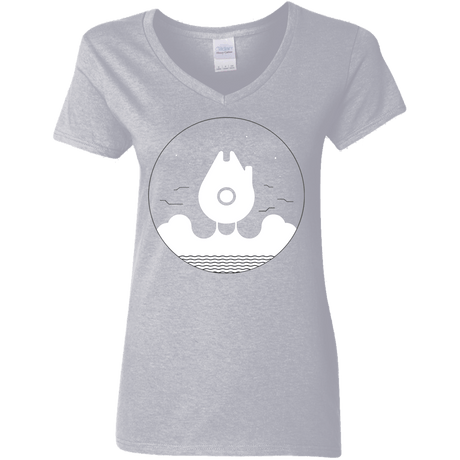 T-Shirts Sport Grey / S Falco Rises Women's V-Neck T-Shirt