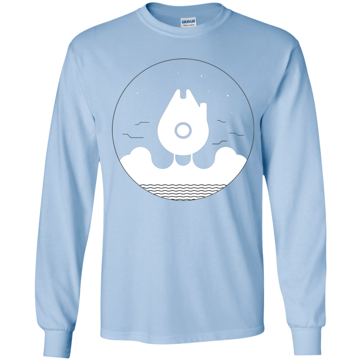 T-Shirts Light Blue / YS Falco Rises Youth Long Sleeve T-Shirt