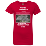 T-Shirts Red / YXS Falcon YT-3000 Girls Premium T-Shirt