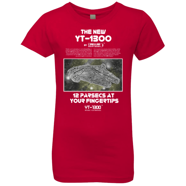 T-Shirts Red / YXS Falcon YT-3000 Girls Premium T-Shirt