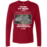 T-Shirts Cardinal / Small Falcon YT-3000 Men's Premium Long Sleeve