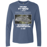T-Shirts Indigo / Small Falcon YT-3000 Men's Premium Long Sleeve