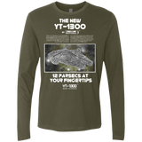 T-Shirts Military Green / Small Falcon YT-3000 Men's Premium Long Sleeve