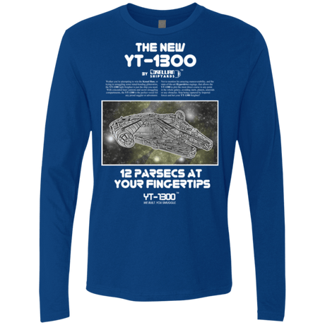 T-Shirts Royal / Small Falcon YT-3000 Men's Premium Long Sleeve