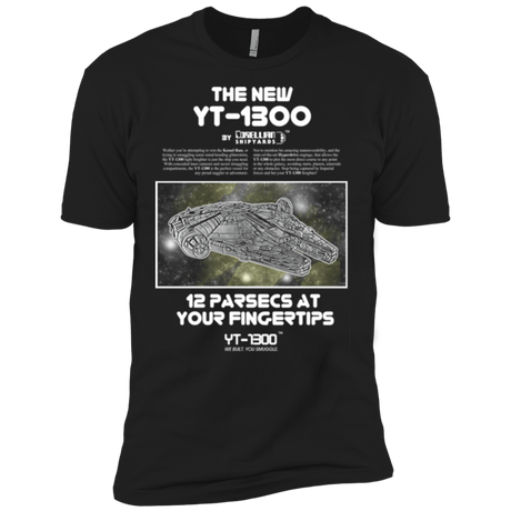 T-Shirts Black / X-Small Falcon YT-3000 Men's Premium T-Shirt