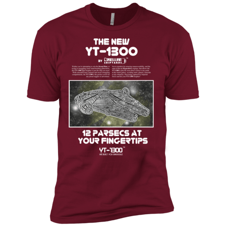 T-Shirts Cardinal / X-Small Falcon YT-3000 Men's Premium T-Shirt