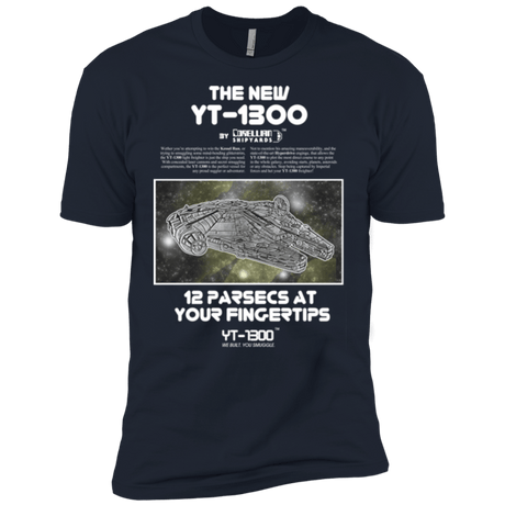 T-Shirts Midnight Navy / X-Small Falcon YT-3000 Men's Premium T-Shirt