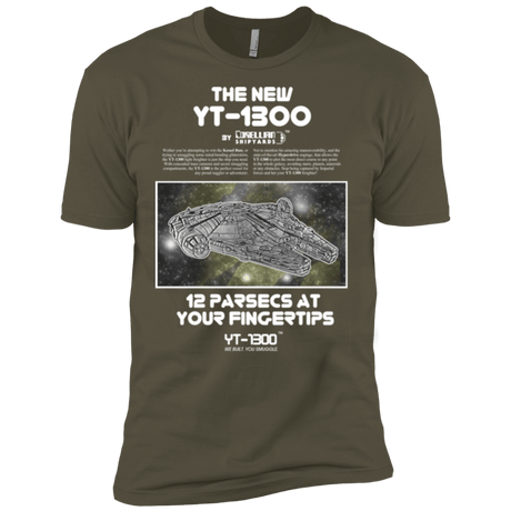 T-Shirts Military Green / X-Small Falcon YT-3000 Men's Premium T-Shirt