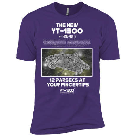 T-Shirts Purple / X-Small Falcon YT-3000 Men's Premium T-Shirt