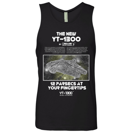 T-Shirts Black / Small Falcon YT-3000 Men's Premium Tank Top