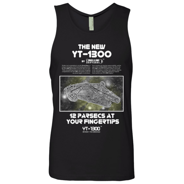 T-Shirts Black / Small Falcon YT-3000 Men's Premium Tank Top