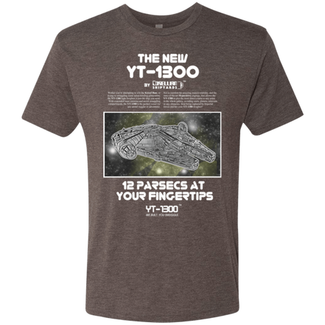 T-Shirts Macchiato / Small Falcon YT-3000 Men's Triblend T-Shirt