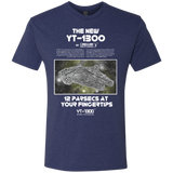 T-Shirts Vintage Navy / Small Falcon YT-3000 Men's Triblend T-Shirt