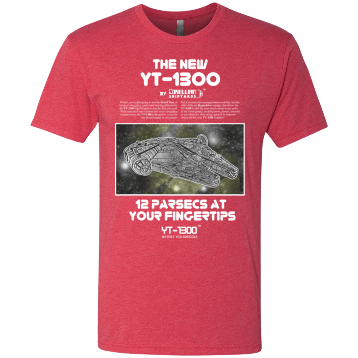 T-Shirts Vintage Red / Small Falcon YT-3000 Men's Triblend T-Shirt