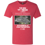 T-Shirts Vintage Red / Small Falcon YT-3000 Men's Triblend T-Shirt