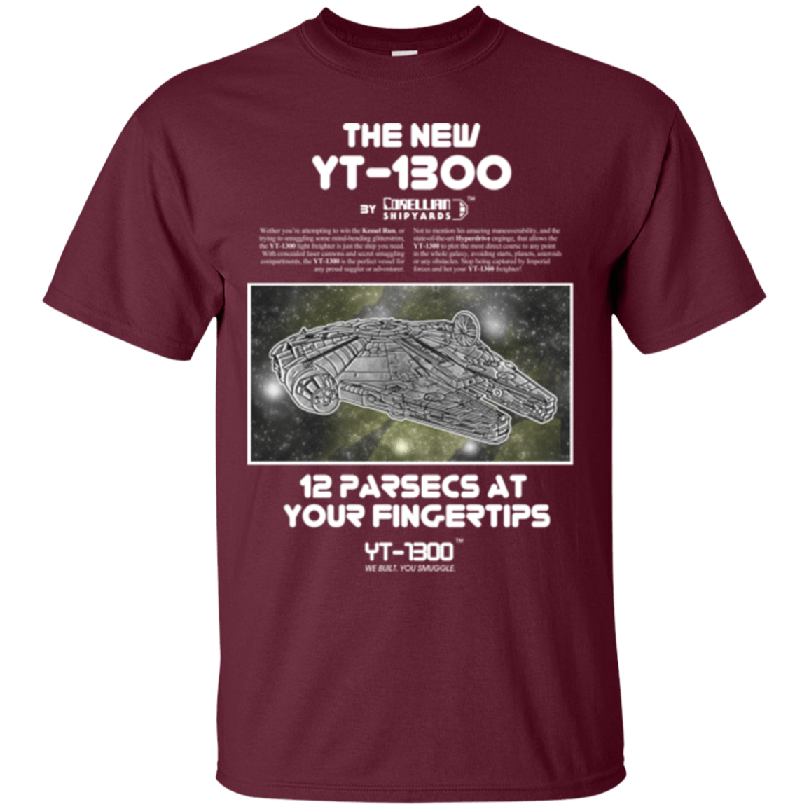 T-Shirts Maroon / Small Falcon YT-3000 T-Shirt