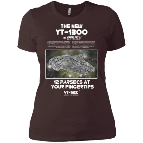 T-Shirts Dark Chocolate / X-Small Falcon YT-3000 Women's Premium T-Shirt
