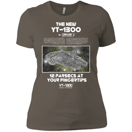 T-Shirts Warm Grey / X-Small Falcon YT-3000 Women's Premium T-Shirt