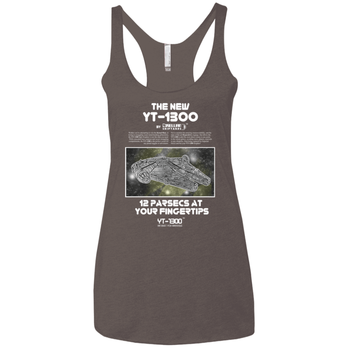Falcon YT-3000 Women's Triblend Racerback Tank