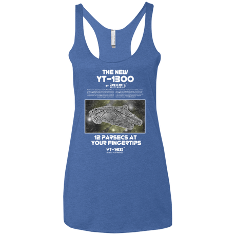 T-Shirts Vintage Royal / X-Small Falcon YT-3000 Women's Triblend Racerback Tank