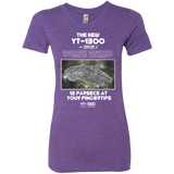 T-Shirts Purple Rush / Small Falcon YT-3000 Women's Triblend T-Shirt