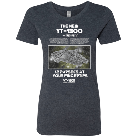 T-Shirts Vintage Navy / Small Falcon YT-3000 Women's Triblend T-Shirt