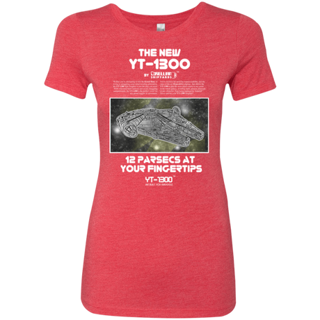 T-Shirts Vintage Red / Small Falcon YT-3000 Women's Triblend T-Shirt