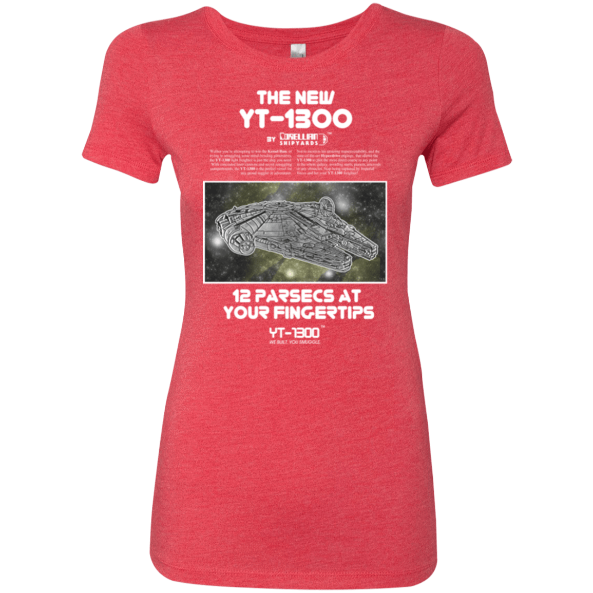 T-Shirts Vintage Red / Small Falcon YT-3000 Women's Triblend T-Shirt