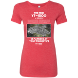 T-Shirts Vintage Red / Small Falcon YT-3000 Women's Triblend T-Shirt