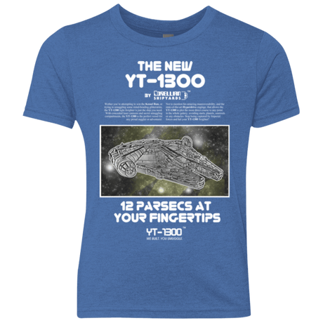 T-Shirts Vintage Royal / YXS Falcon YT-3000 Youth Triblend T-Shirt