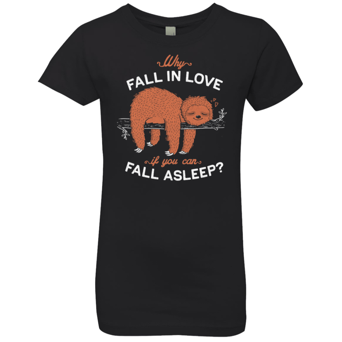 T-Shirts Black / YXS Fall Asleep Girls Premium T-Shirt